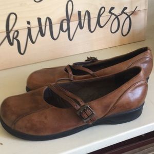 Brown Leather Michel M Shoes
